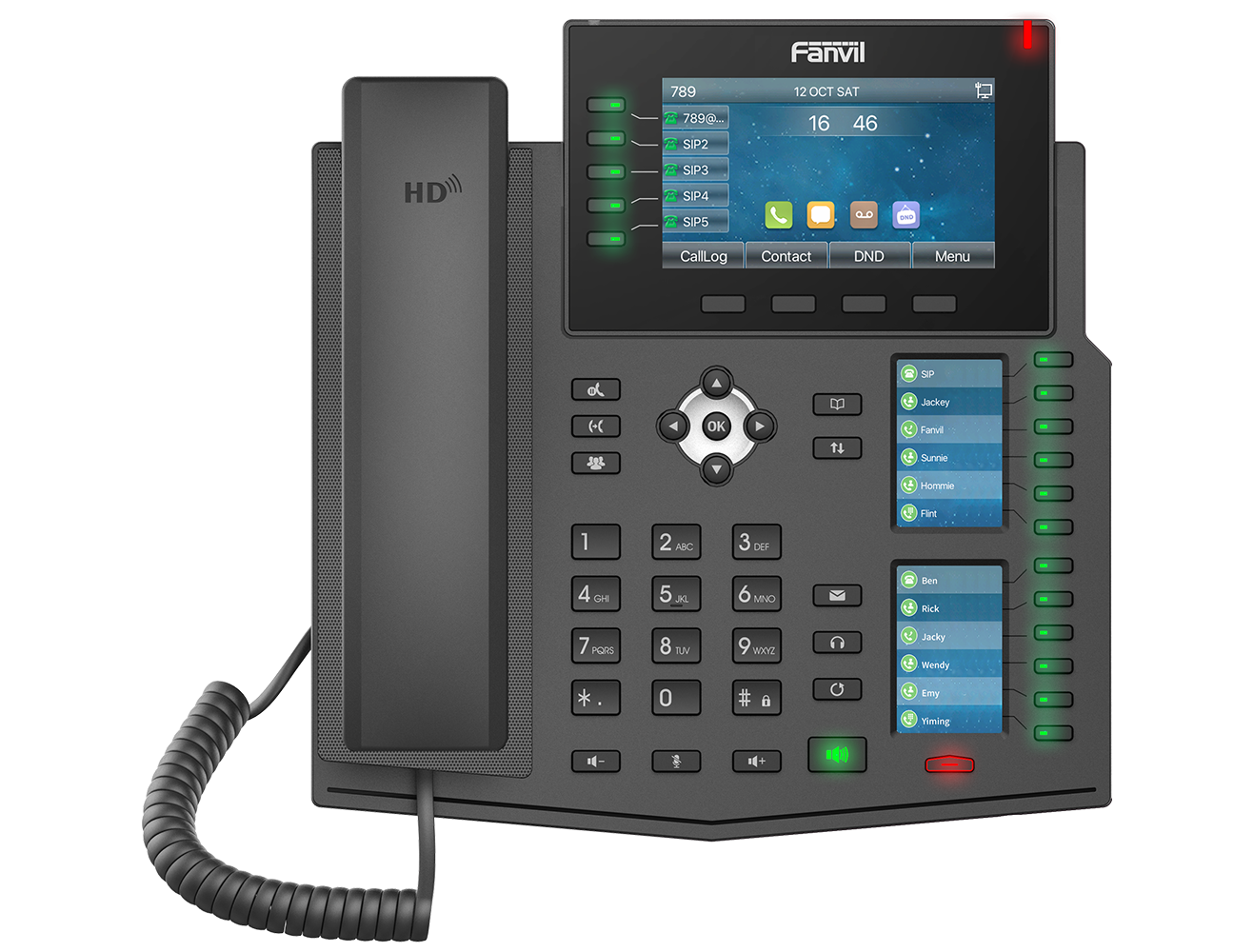 Fanvil X6U 6-Line Ultra-Elegant Gigabit IP Phone