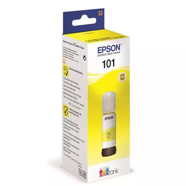 INK CART EPSON  101 Yellow for L4150, L4160, L6160, L6170, L6176, L6190 - 70ml - C13T03V44A
