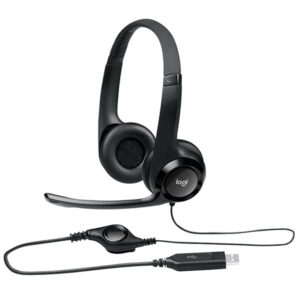 Logitech H390 USB Headset with Noise-Canceling Mic - 981-000406 Logitech H390 USB Headset with Noise-Canceling Mic - 981-000406