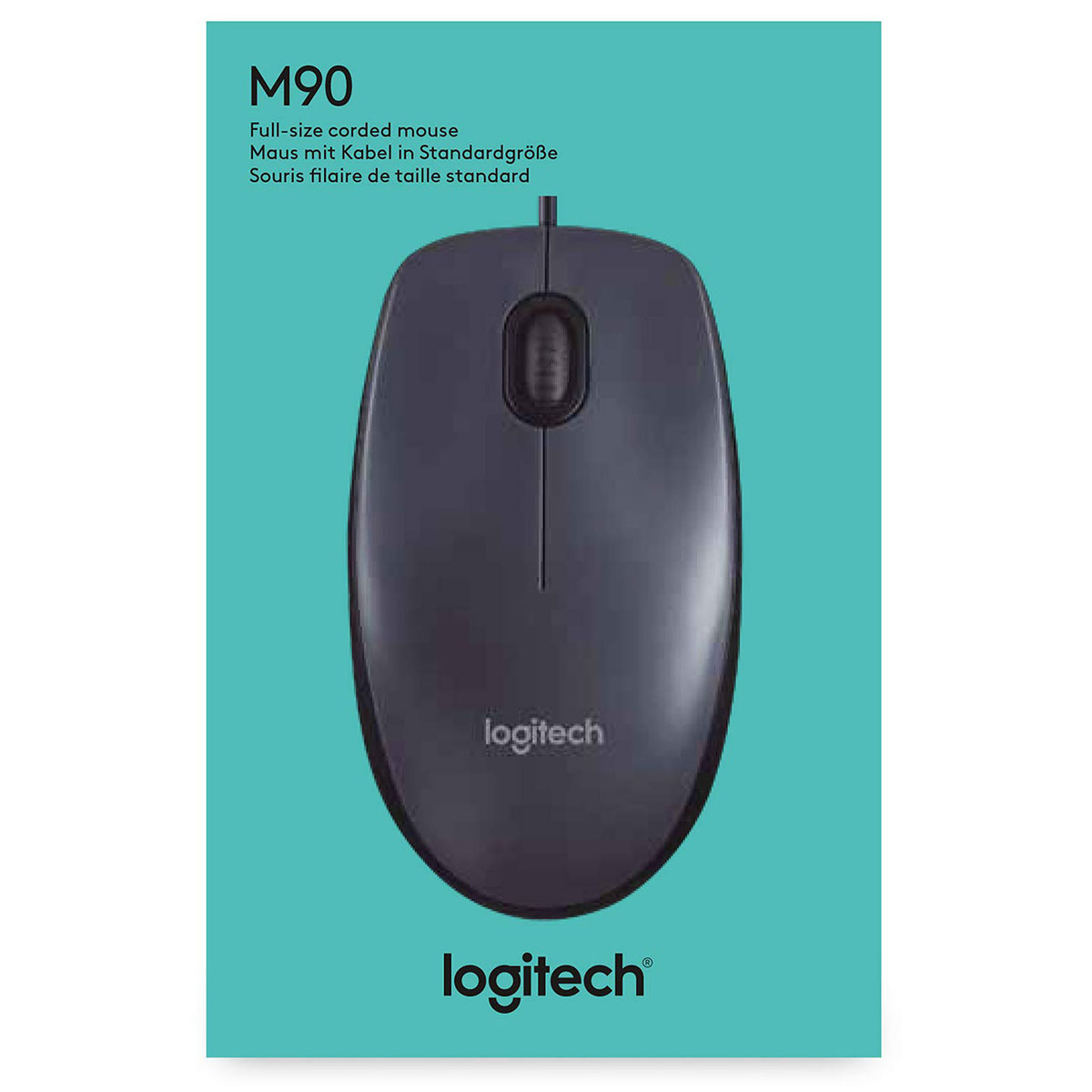 Logitech M90 USB Optical Mouse - 910-001793 Logitech M90 USB Optical Mouse - 910-001793