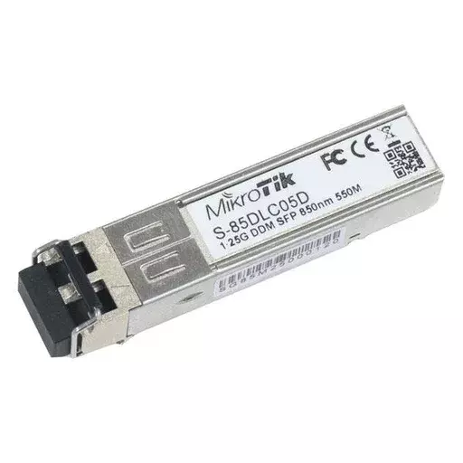 MikroTik S-85DLC05D 1.25G SFP Transceiver 850nm Dual LC Connector MikroTik S-85DLC05D 1.25G SFP Transceiver 850nm Dual LC Connector