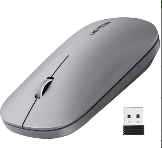 UGREEN Portable Wireless Mouse (Gray)