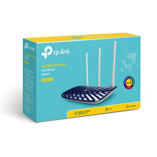 TP-Link AC750 Wireless Dual Band Router - TL-ARCHER C20 TP-Link AC750 Wireless Dual Band Router - TL-ARCHER C20
