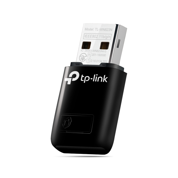 TP-Link 300Mbps Wireless N Mini USB Adapter - TL-WN823N