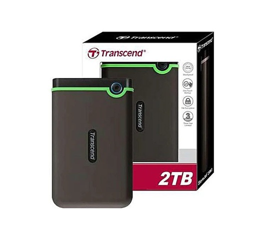 Transcend External HDD 2TB - Iron Grey - TS2TSJ25M3S