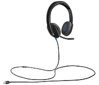 Logitech H540 USB Headset with Noise-Canceling Mic - 981-000480 Logitech H540 USB Headset with Noise-Canceling Mic - 981-000480