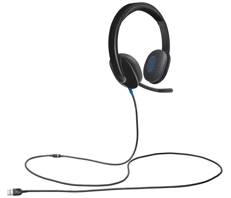 Logitech H540 USB Headset with Noise-Canceling Mic - 981-000480 Logitech H540 USB Headset with Noise-Canceling Mic - 981-000480
