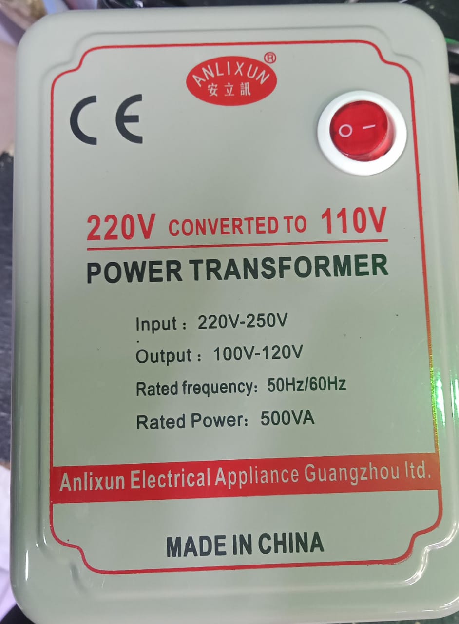 Portable step down transformer 500watts Portable step down transformer 500watts